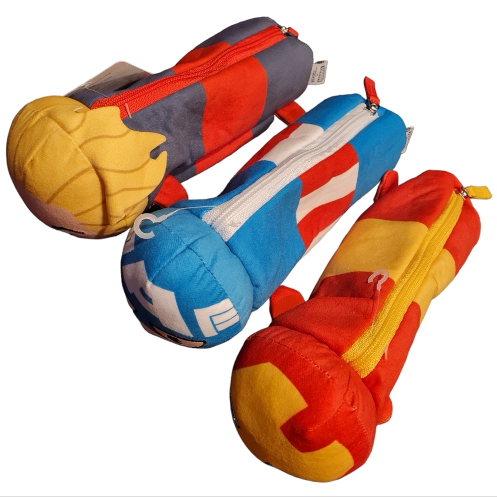 YOOBI x MARVEL Zipper Pencil Cases Bundle (Lot of 3)